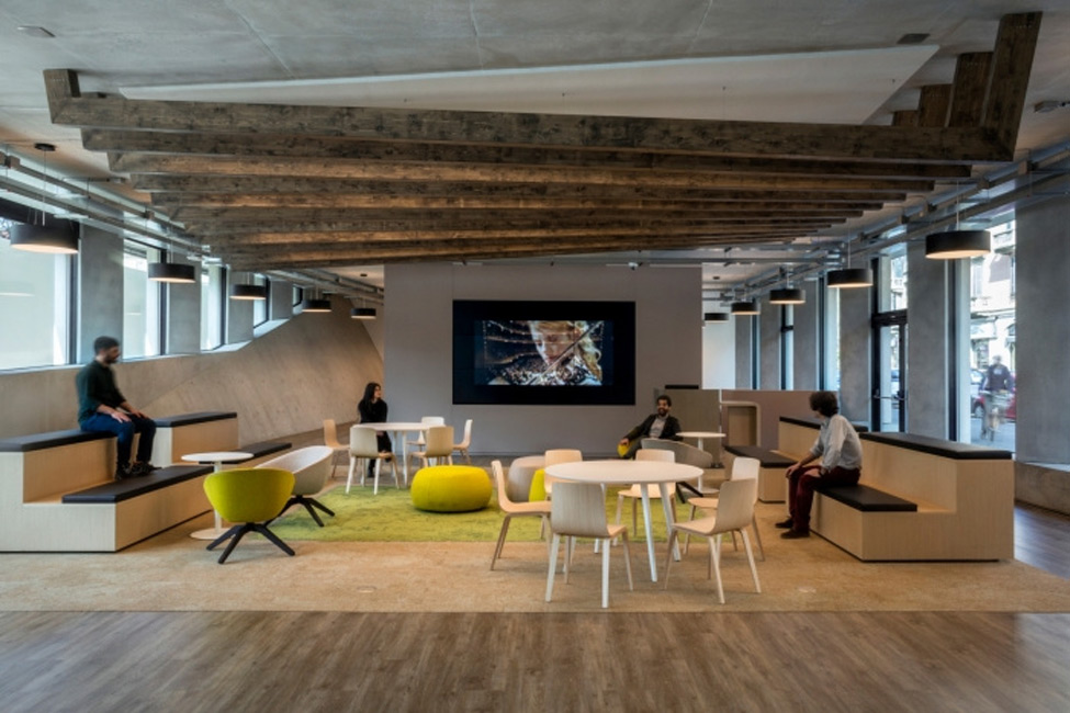 Innovative office designs at Microsoft in Milan Innovative office designs at Microsoft in Milan
