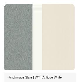 Office Color Palette: Anchorage Slate | WF | Antique White