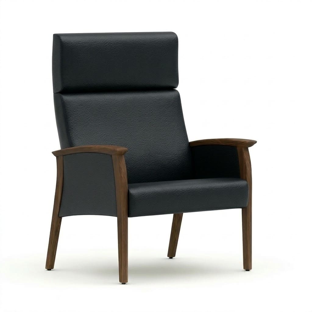 Bariatric chair close arm black Bariatric chair close arm black