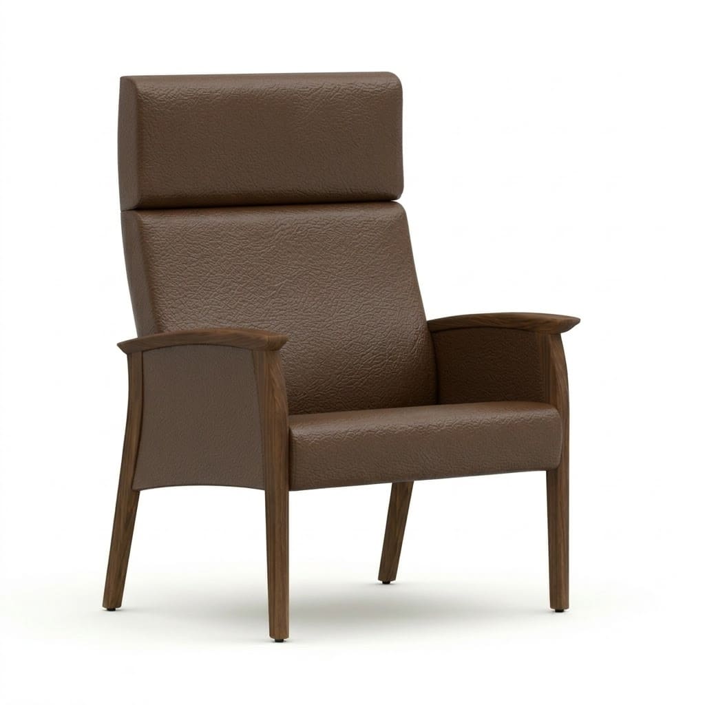 Bariatric chair close arm chocolate Bariatric chair close arm chocolate