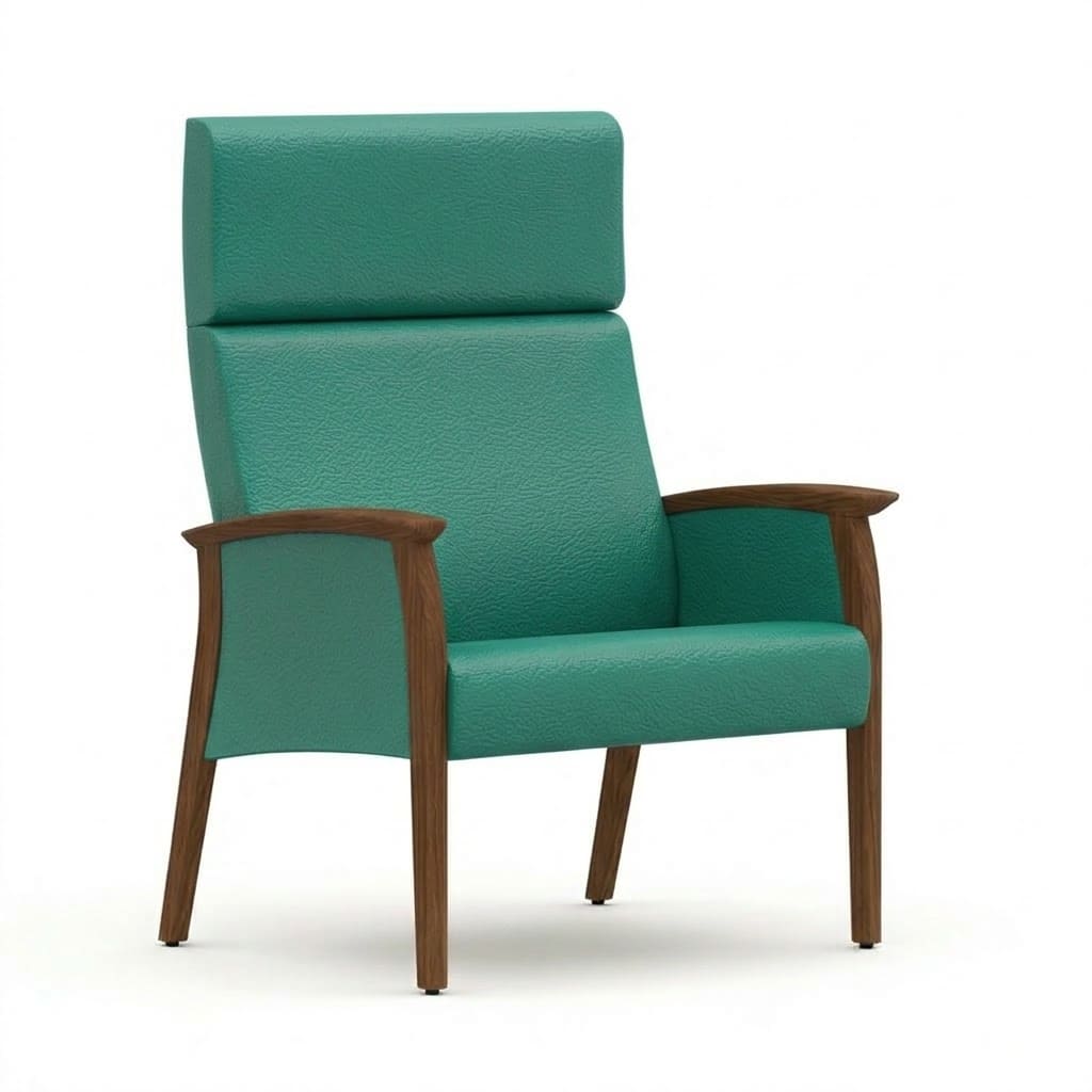 Bariatric chair close arm green Bariatric chair close arm green