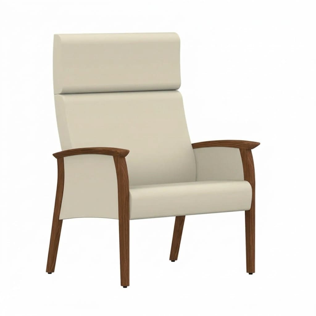 Bariatric chair close arm white Bariatric chair close arm white