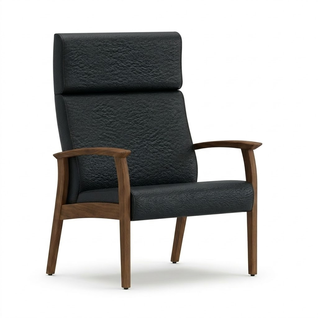 Bariatric chair open arm black Bariatric chair open arm black
