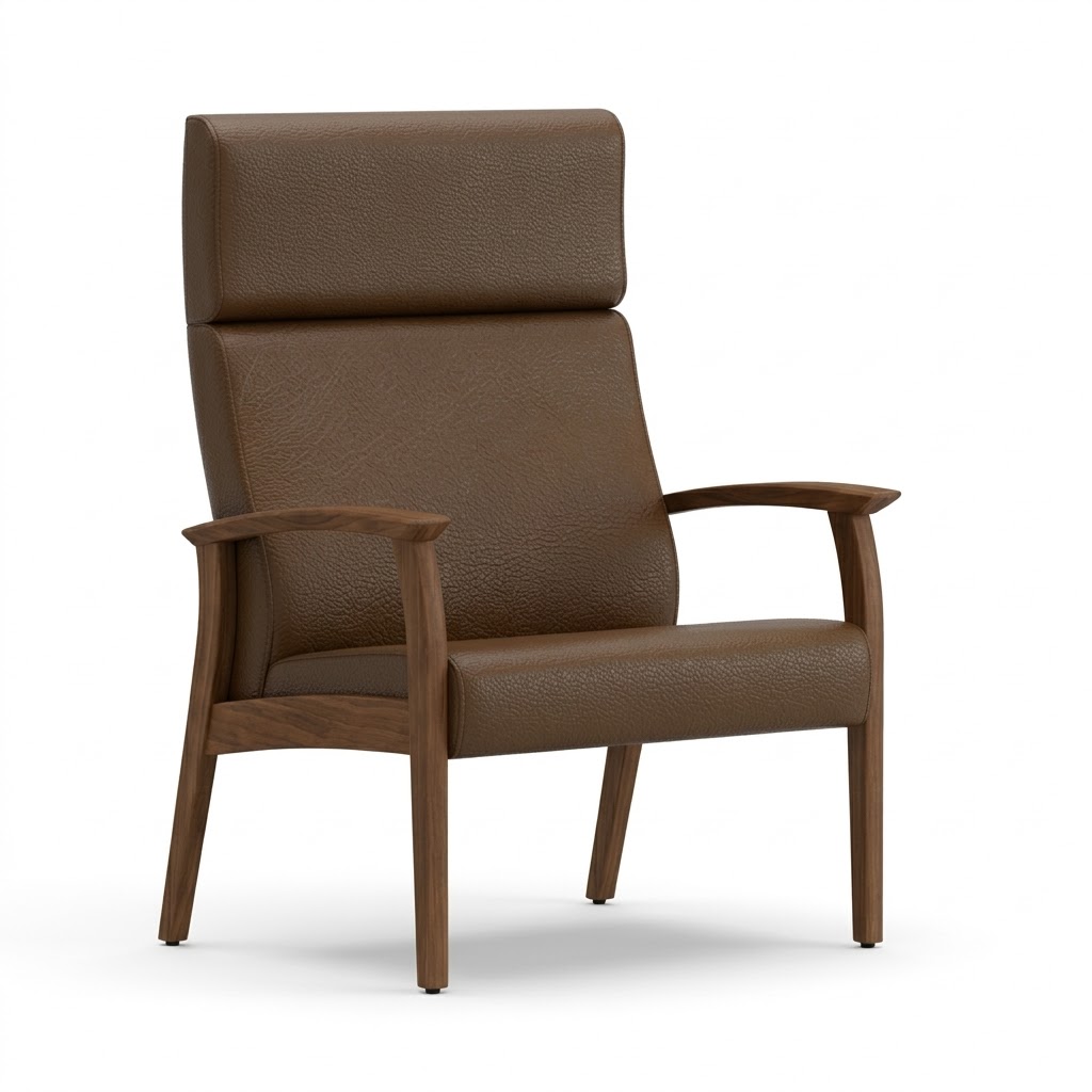 Bariatric chair open arm chocolate 1 Bariatric chair open arm chocolate 1