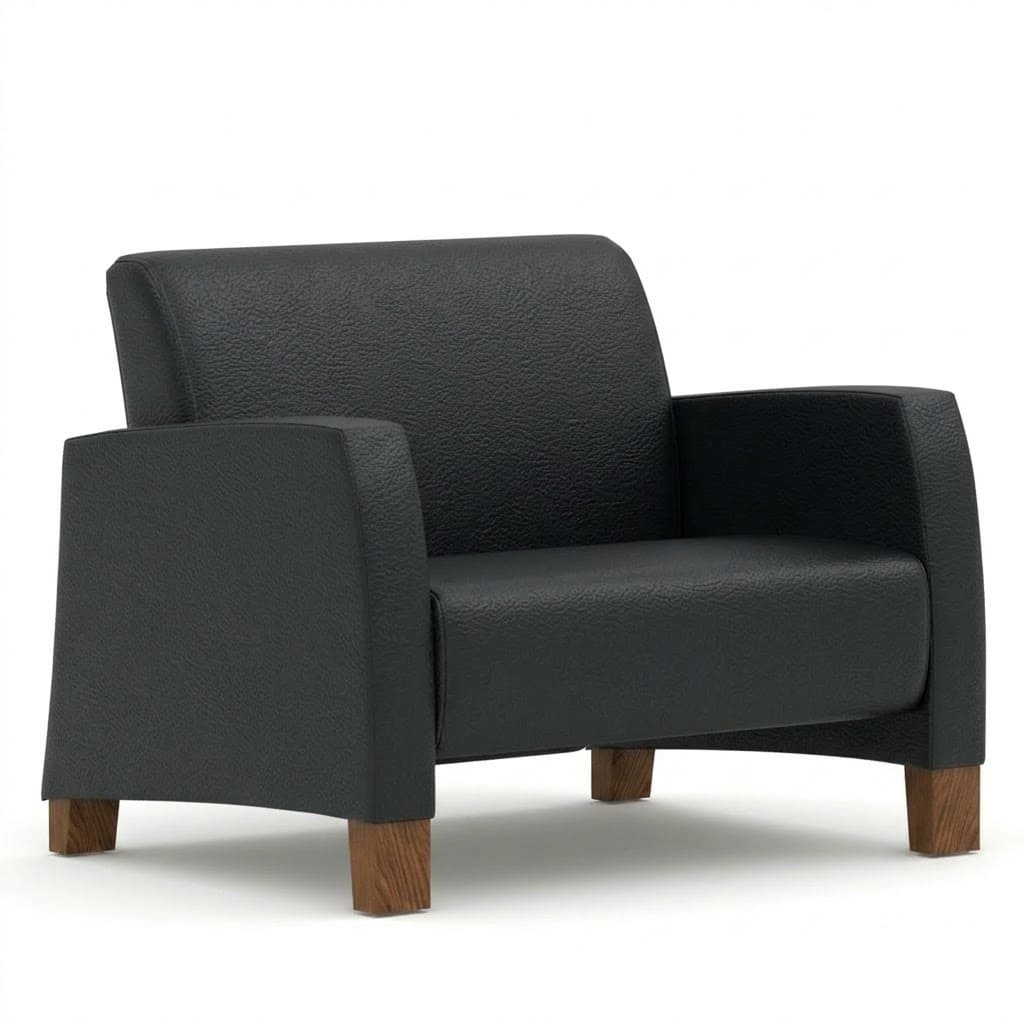 Bariatric lounge chair black Bariatric lounge chair black