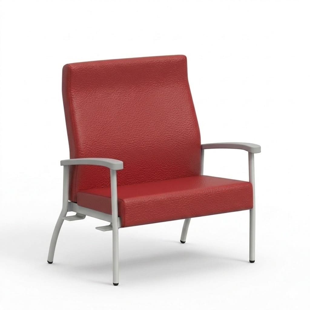 Bariatric medical high back red barn 1 Bariatric medical high back red barn 1