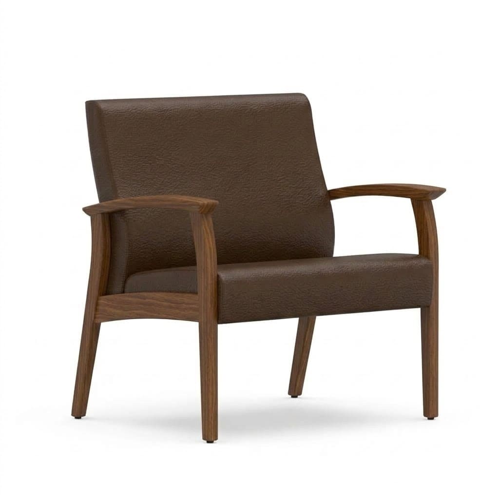 Big bariatric chair chocolate 1 Big bariatric chair chocolate 1