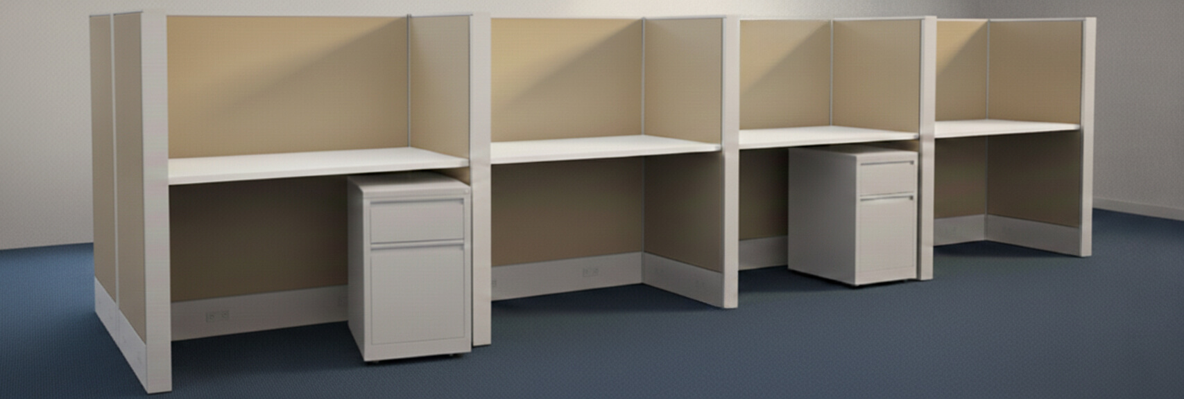O2&trade; Call Center Cubicles