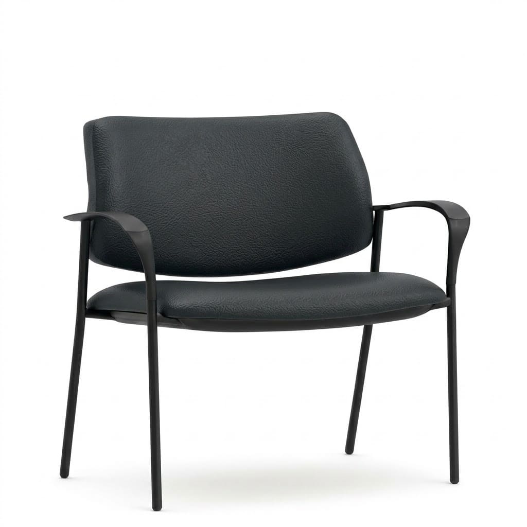 Reception chairs standard legs black Reception chairs standard legs black