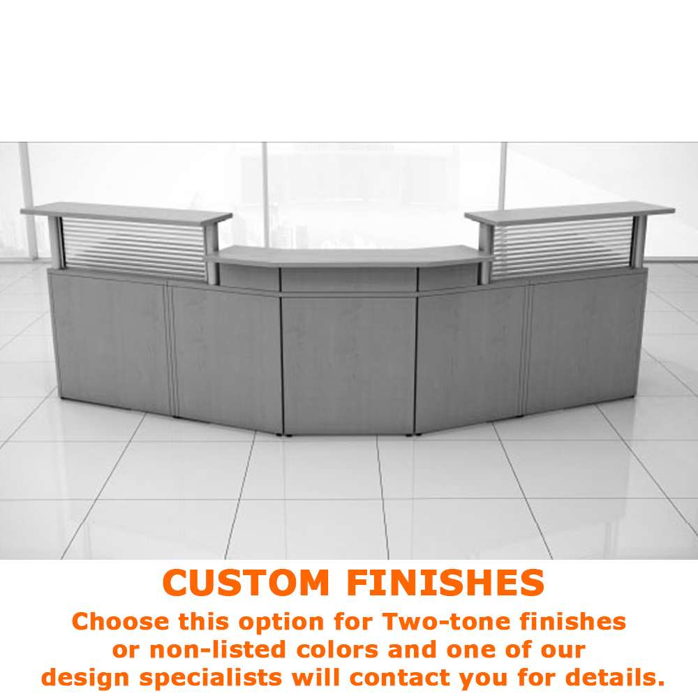 Wood reception desk CUB B2013 R003 FOI custom Wood reception desk CUB B2013 R003 FOI custom