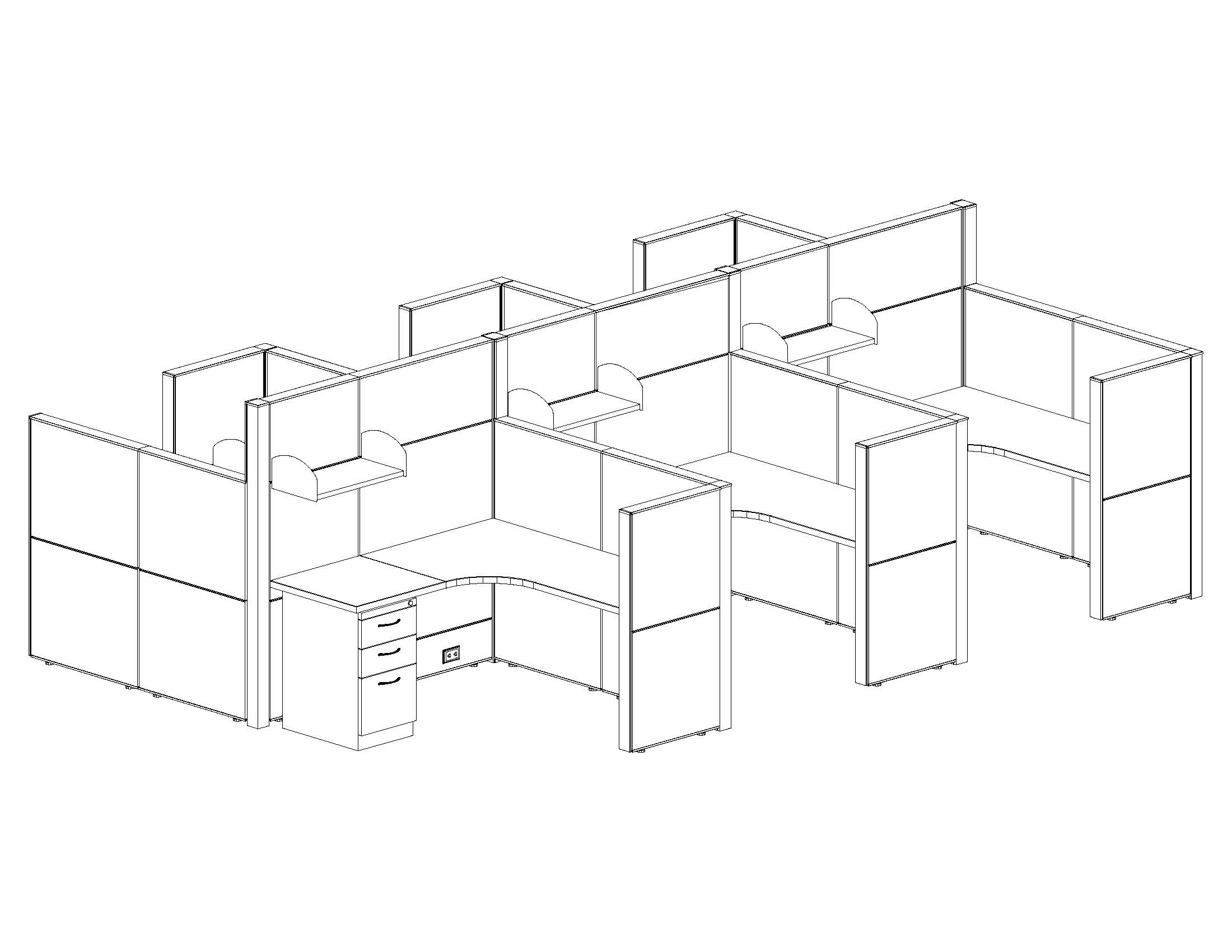 Cubicle systems matrix tiles 5x5x50 66 group Cubicle systems matrix tiles 5x5x50 66 group