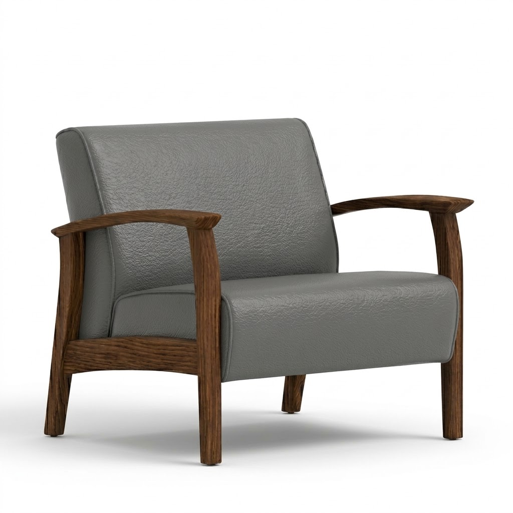 Bariatric armchair open arms cool grey Bariatric armchair open arms cool grey
