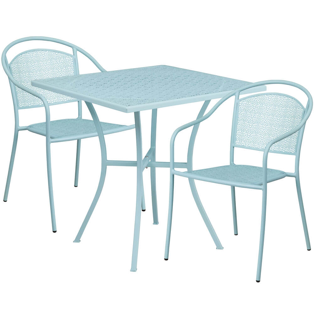 Bistro table set CUB CO 28SQ 03CHR2 SKY GG FLA Bistro table set CUB CO 28SQ 03CHR2 SKY GG FLA