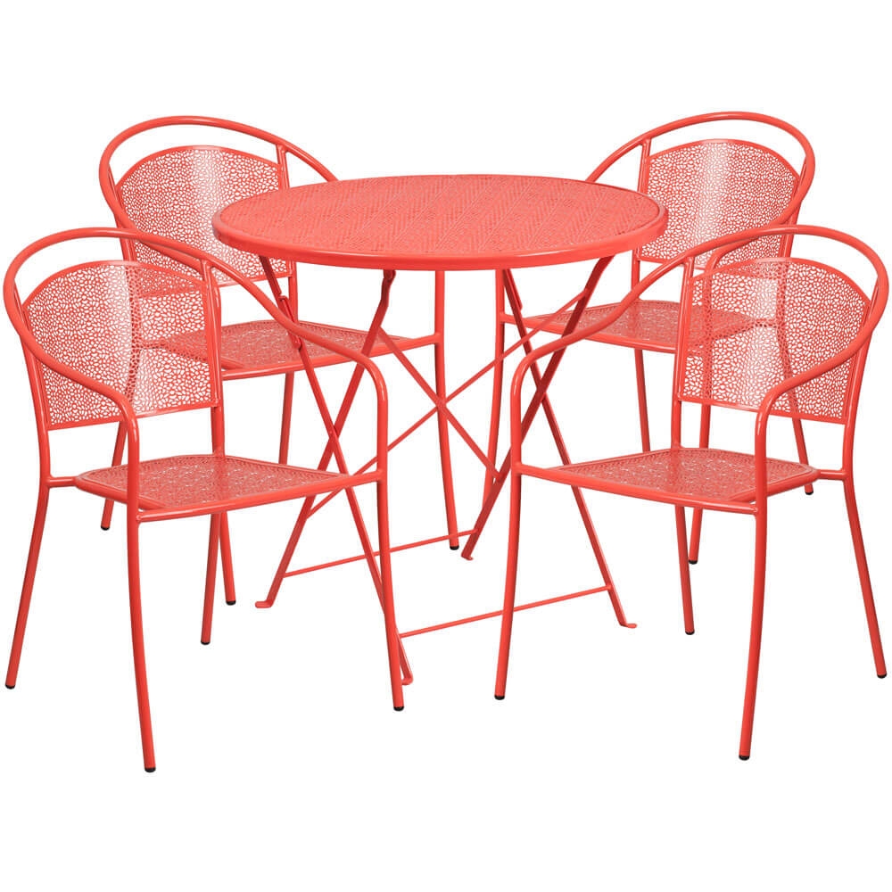 Bistro table set CUB CO 30RDF 03CHR4 RED GG FLA Bistro table set CUB CO 30RDF 03CHR4 RED GG FLA
