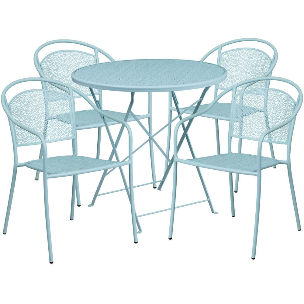 Bistro table set CUB CO 30RDF 03CHR4 SKY GG FLA Bistro table set CUB CO 30RDF 03CHR4 SKY GG FLA