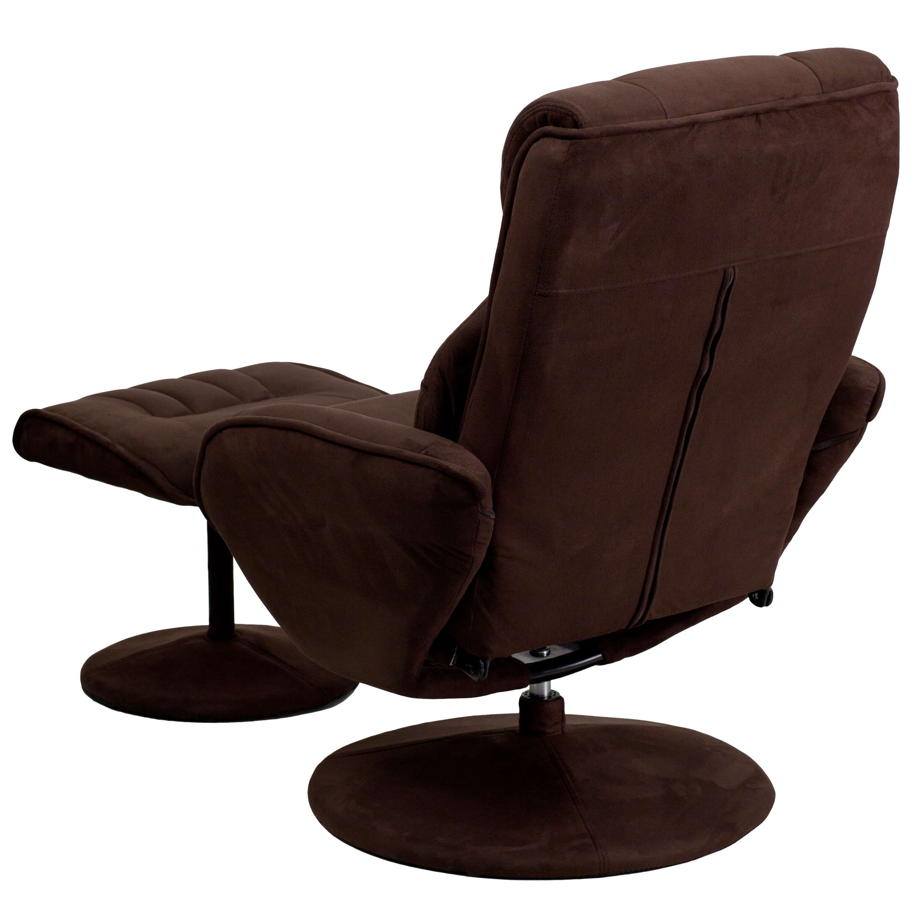 Brown recliner chair back view Brown recliner chair back view