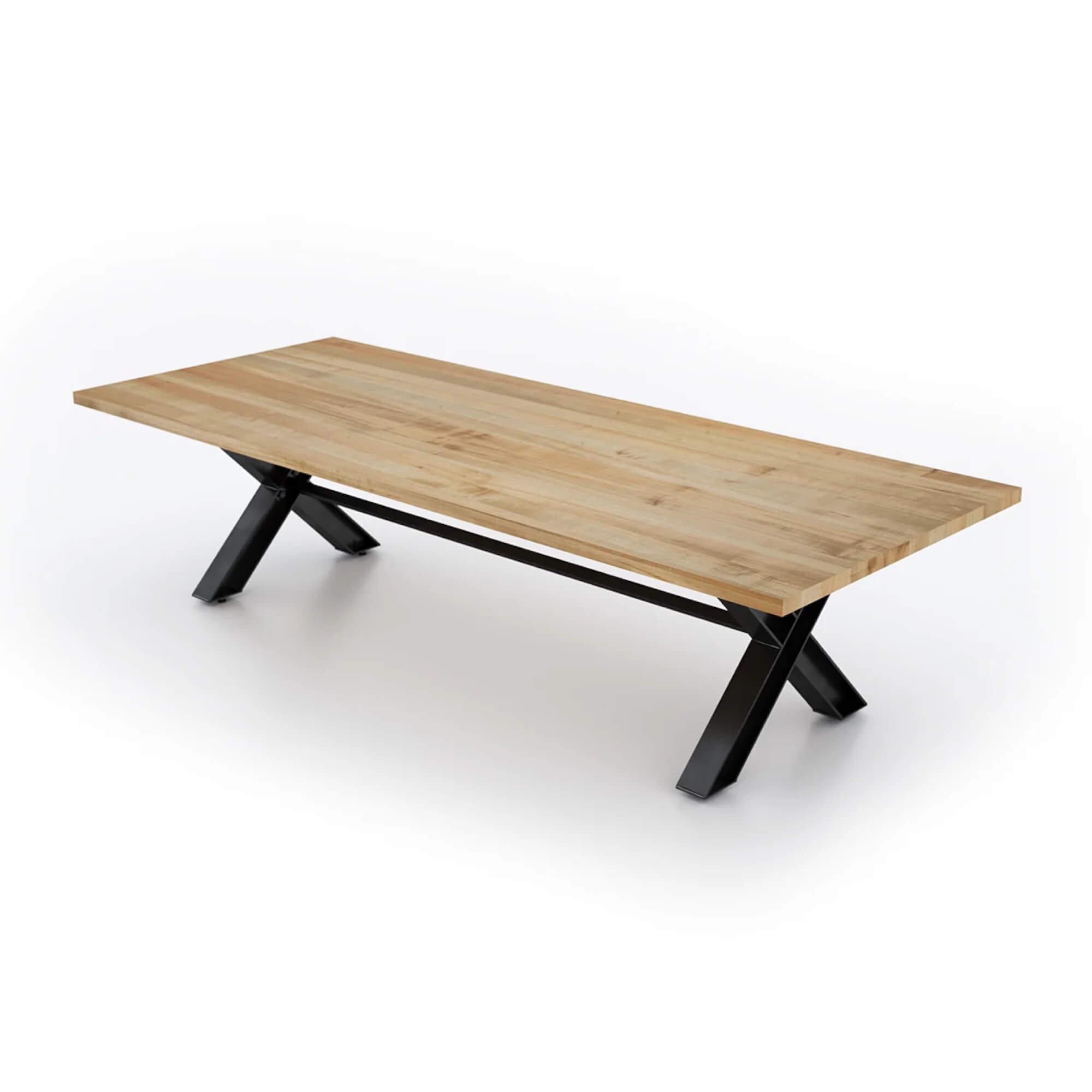 Conference room tables conference room id6 industrial conference table angle view natural 2 Conference room tables conference room id6 industrial conference table angle view natural 2