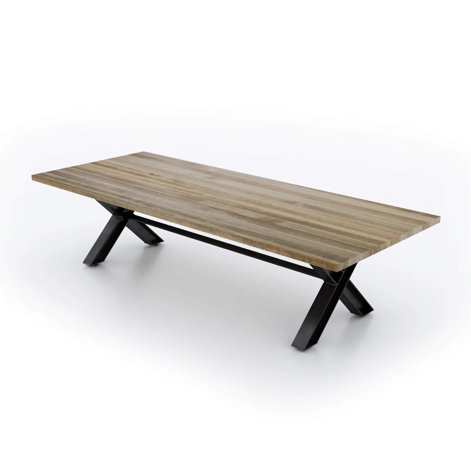 Conference room tables conference room id6 industrial conference table angle weathered oak 2 Conference room tables conference room id6 industrial conference table angle weathered oak 2