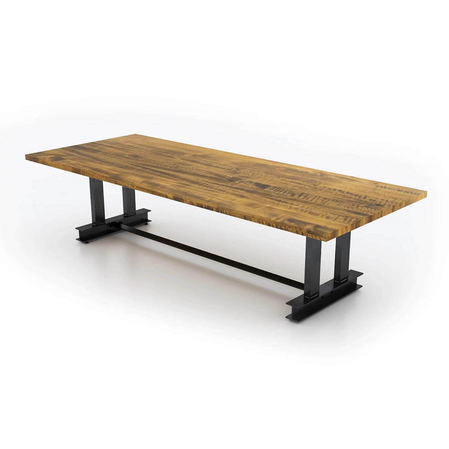 Conference room tables conference table id2 industrial conference table angled view provincial Conference room tables conference table id2 industrial conference table angled view provincial