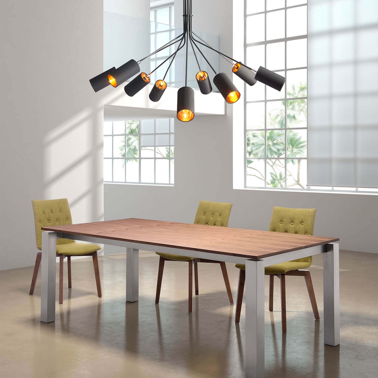 Contemporary kitchen lighting environmental view 1 Contemporary kitchen lighting environmental view 1