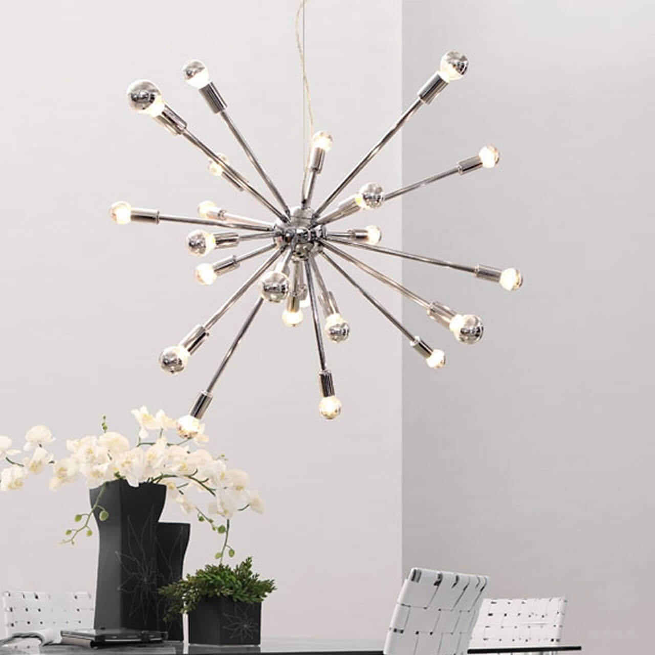 Contemporary kitchen lighting environmental view Contemporary kitchen lighting environmental view
