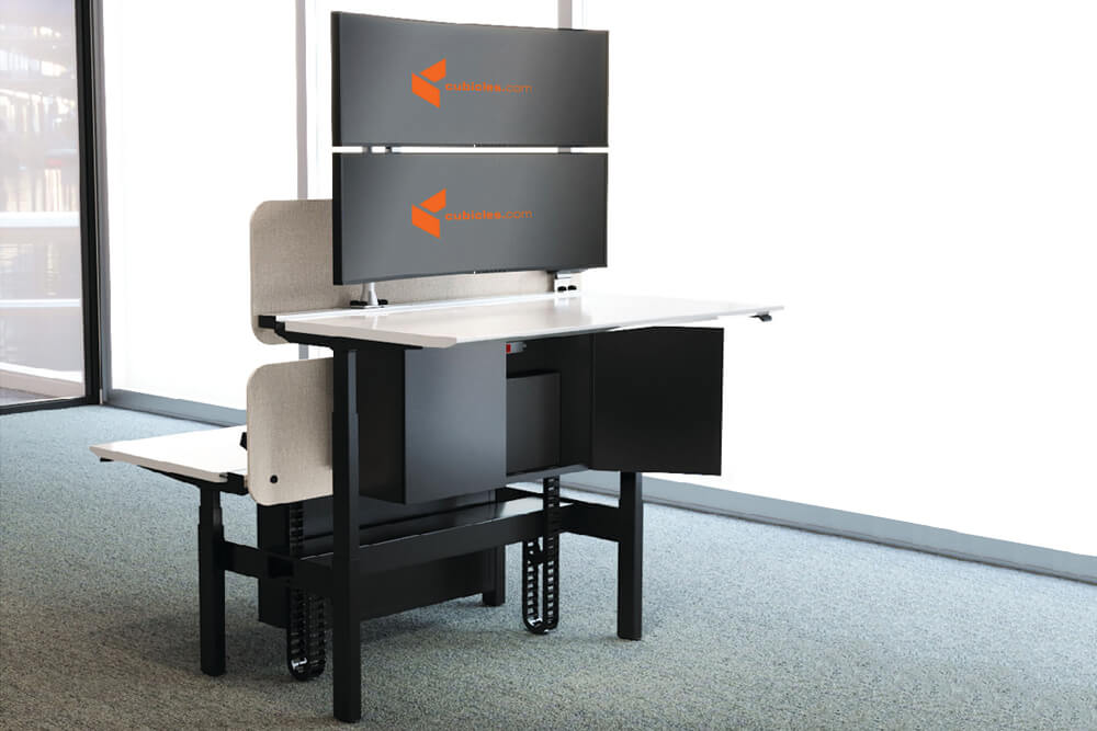 Max range traiding desk angle view 03 Max range traiding desk angle view 03