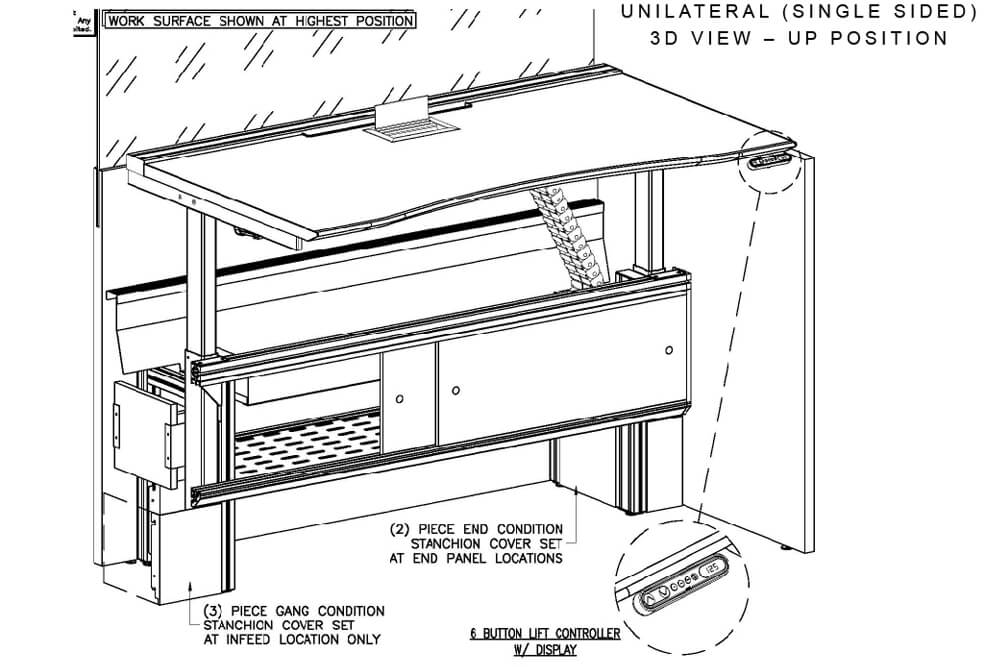 Seam a h trading desk 3d view 03 Seam a h trading desk 3d view 03