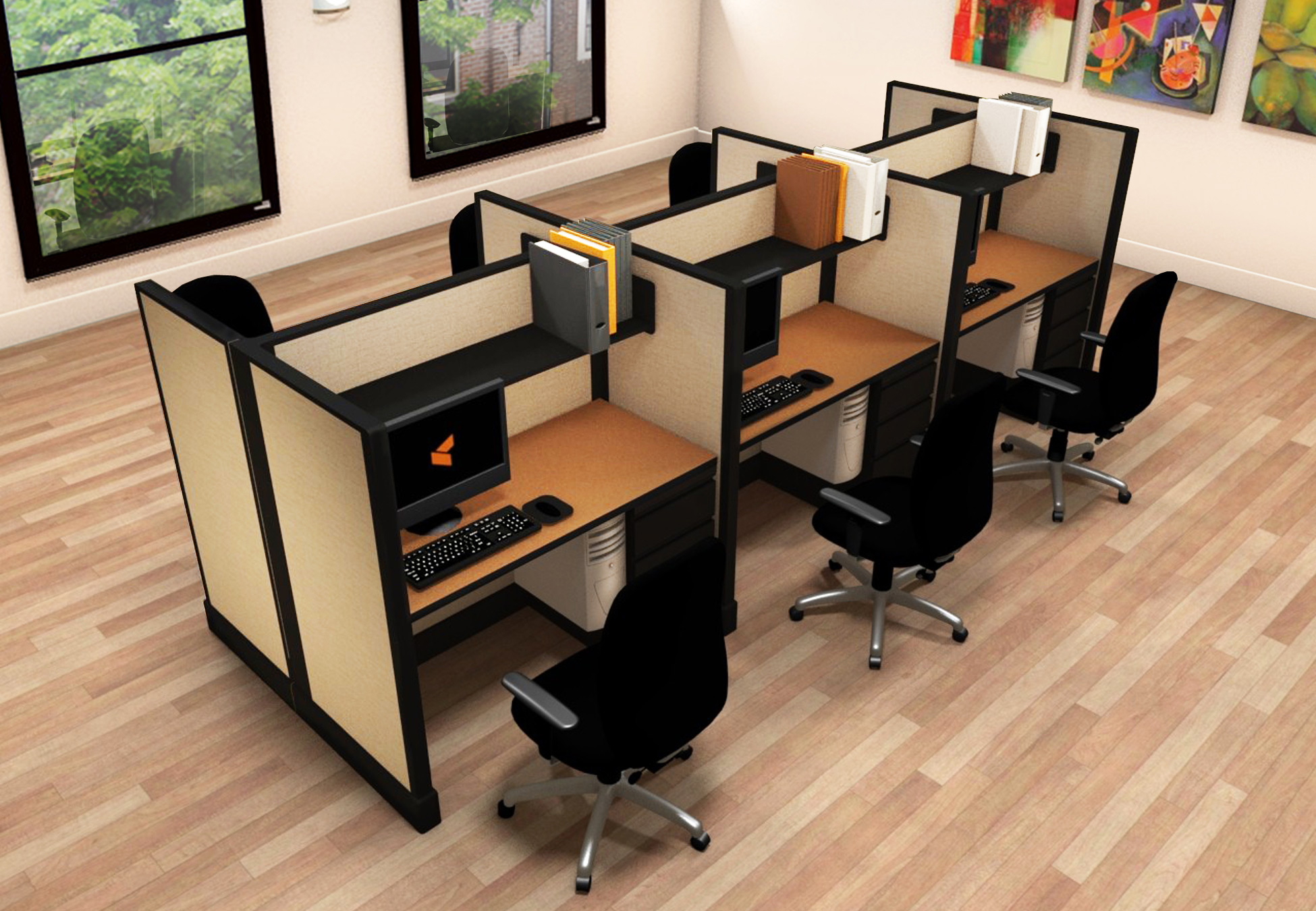 O2 series small cubicles 4x2x53 cluster O2 series small cubicles 4x2x53 cluster