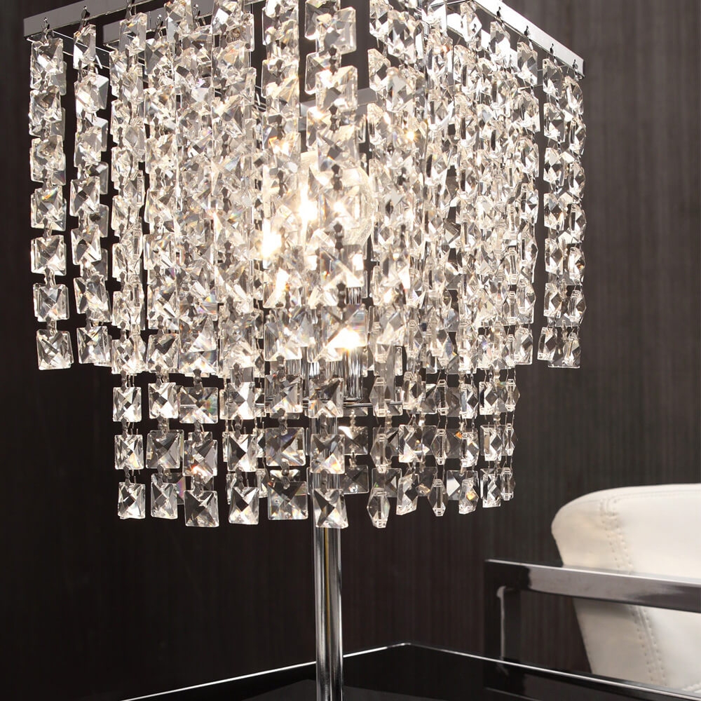Crystal lamp shade environmental view 1 Crystal lamp shade environmental view 1