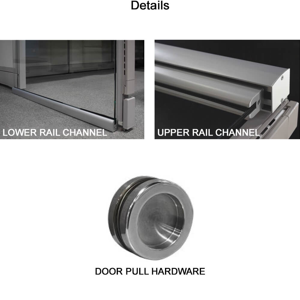AO2 cubicle sliding door 85h details AO2 cubicle sliding door 85h details