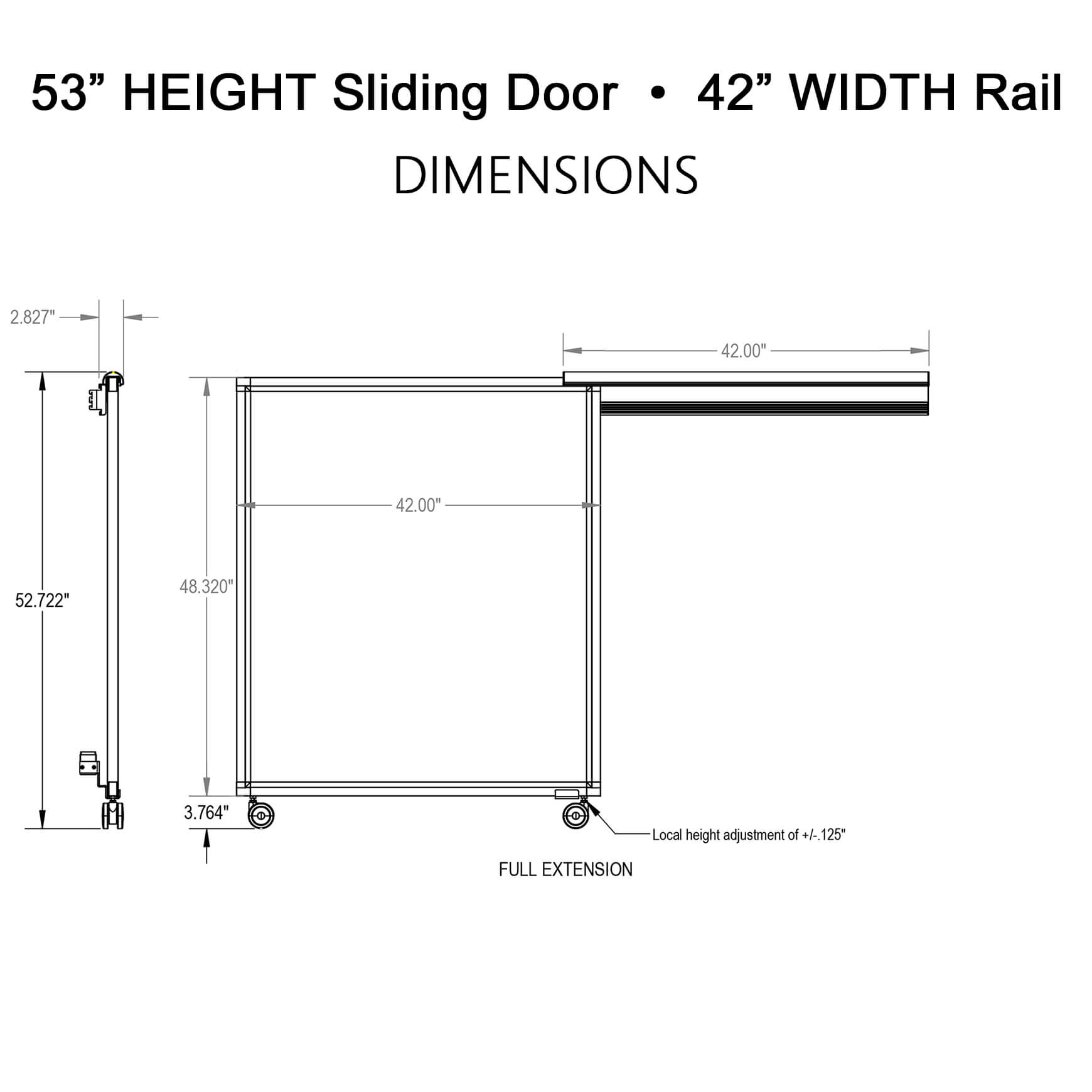 Ao2 cubicle door 53h 42w Ao2 cubicle door 53h 42w