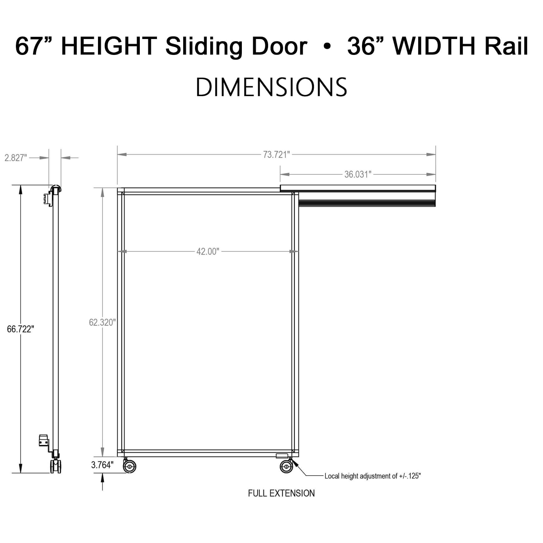 Ao2 cubicle door 67h 36w Ao2 cubicle door 67h 36w