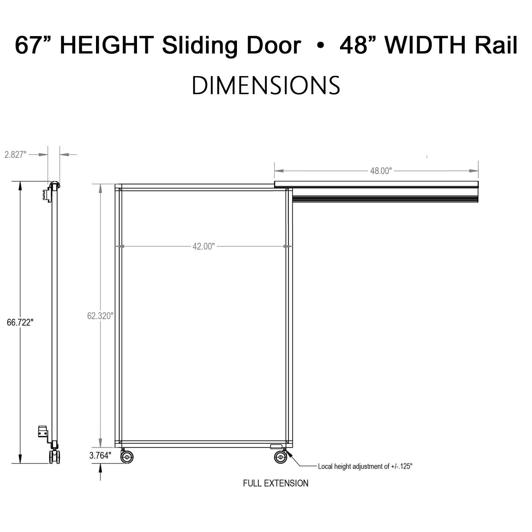 Ao2 cubicle door 67h 48w Ao2 cubicle door 67h 48w
