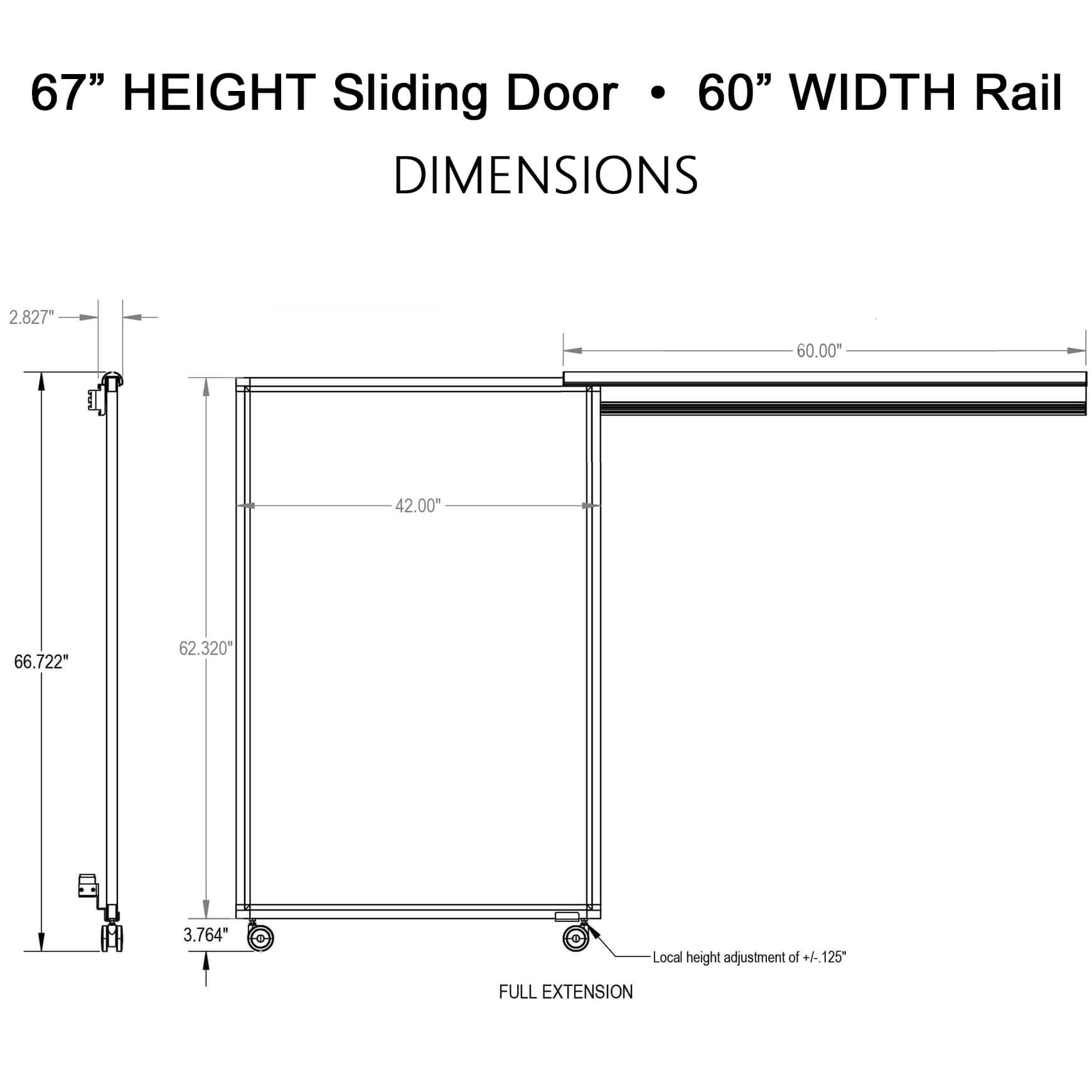 Ao2 cubicle door 67h 60w Ao2 cubicle door 67h 60w