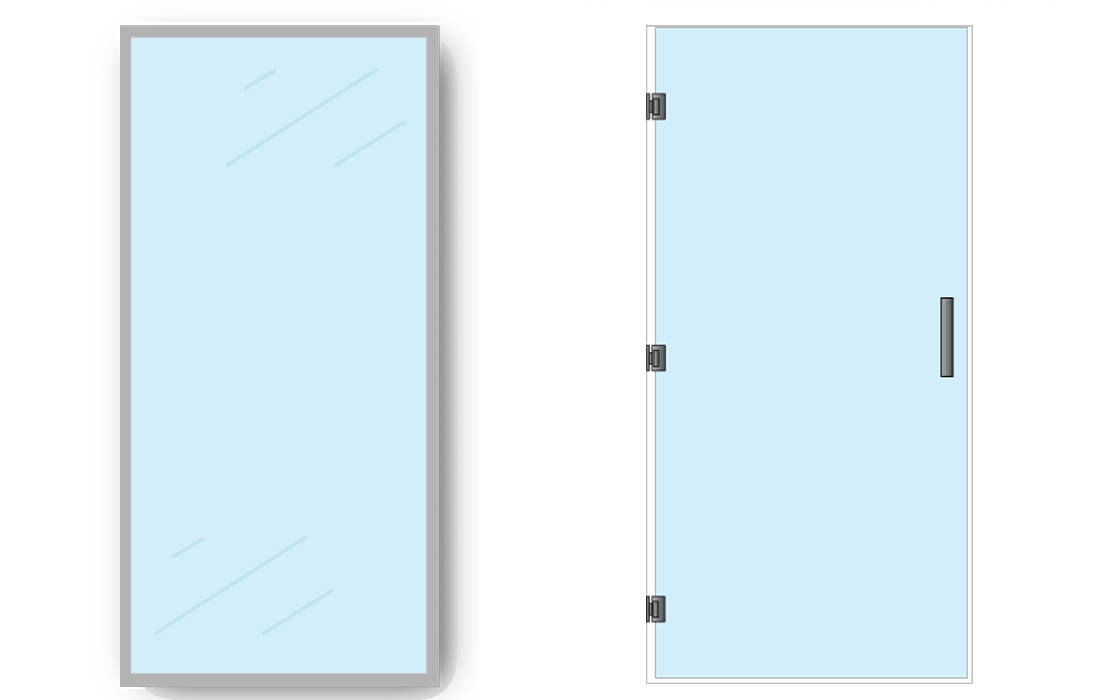 Floor to ceiling glass walls parts Floor to ceiling glass walls parts