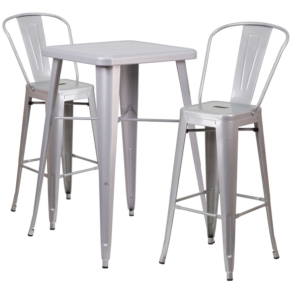 High top table set CUB CH 31330B 2 30GB SIL GG FLA High top table set CUB CH 31330B 2 30GB SIL GG FLA