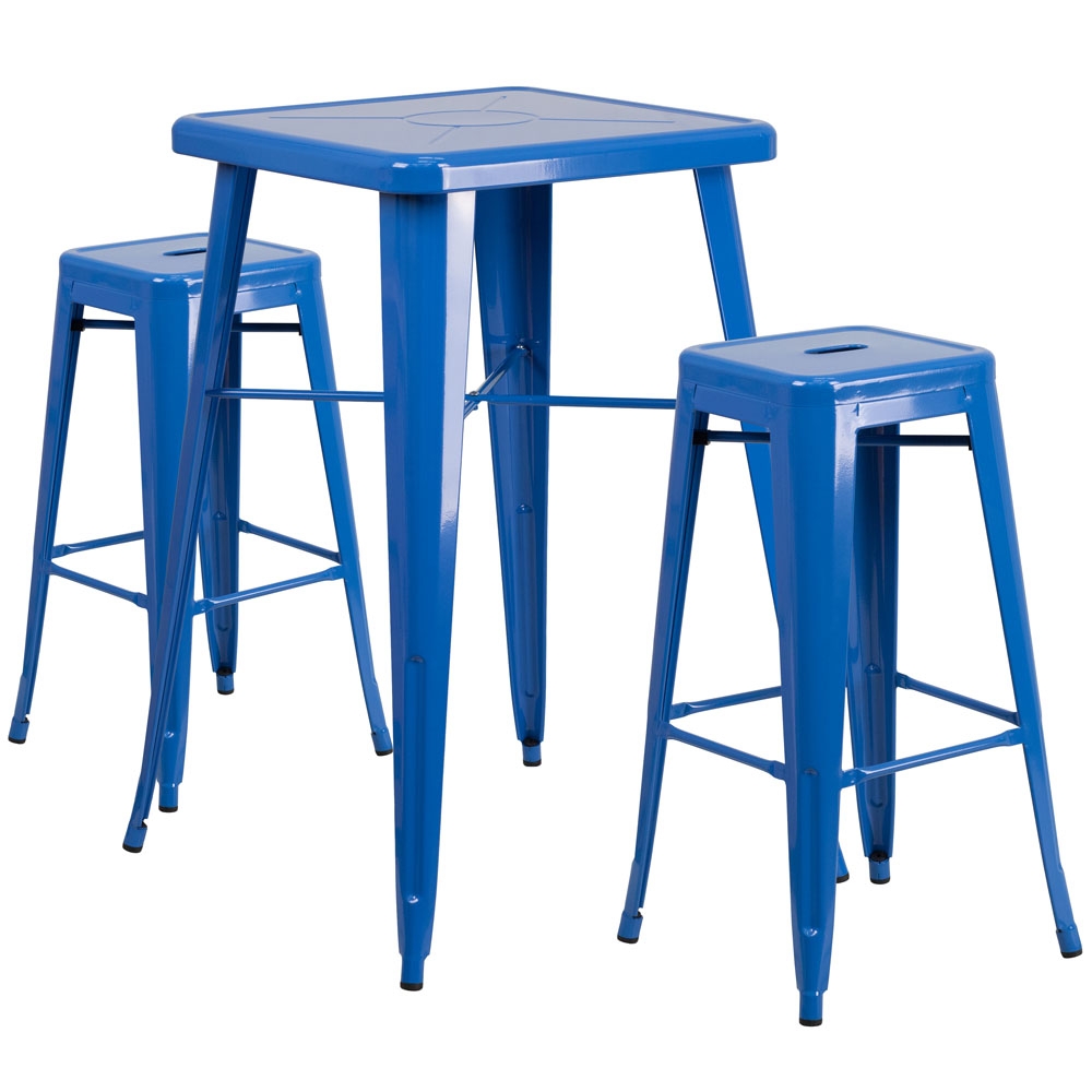 High top table set CUB CH 31330B 2 30SQ BL GG FLA High top table set CUB CH 31330B 2 30SQ BL GG FLA