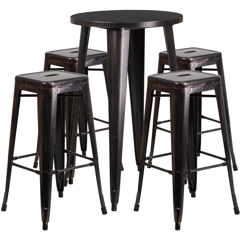 High top table set CUB CH 51080BH 4 30SQST BQ GG FLA High top table set CUB CH 51080BH 4 30SQST BQ GG FLA
