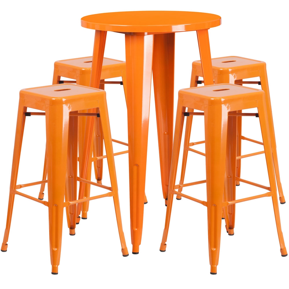 High top table set CUB CH 51080BH 4 30SQST OR GG FLA High top table set CUB CH 51080BH 4 30SQST OR GG FLA