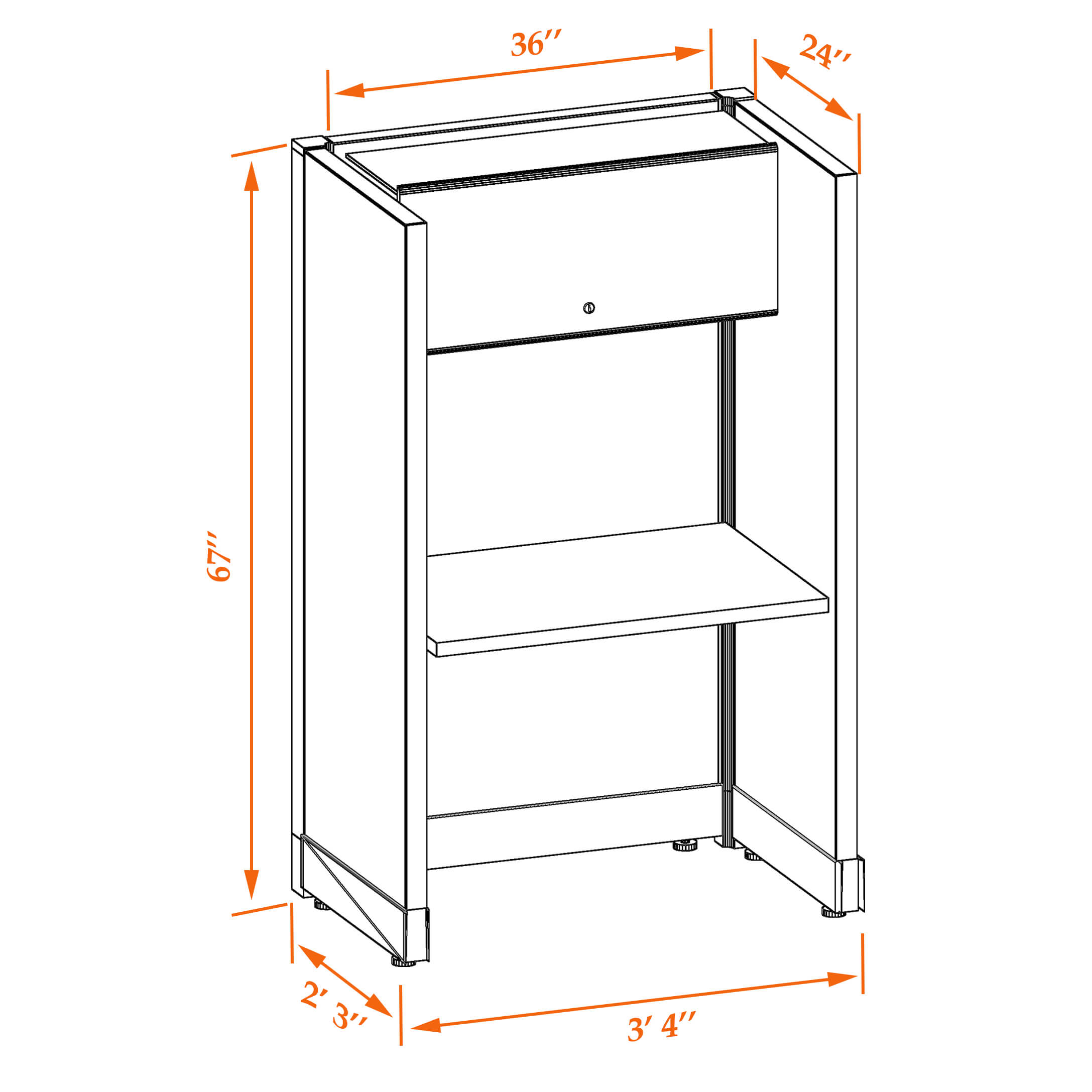 Hot desk CUB 1 67 23 WHT WH PSO Hot desk CUB 1 67 23 WHT WH PSO