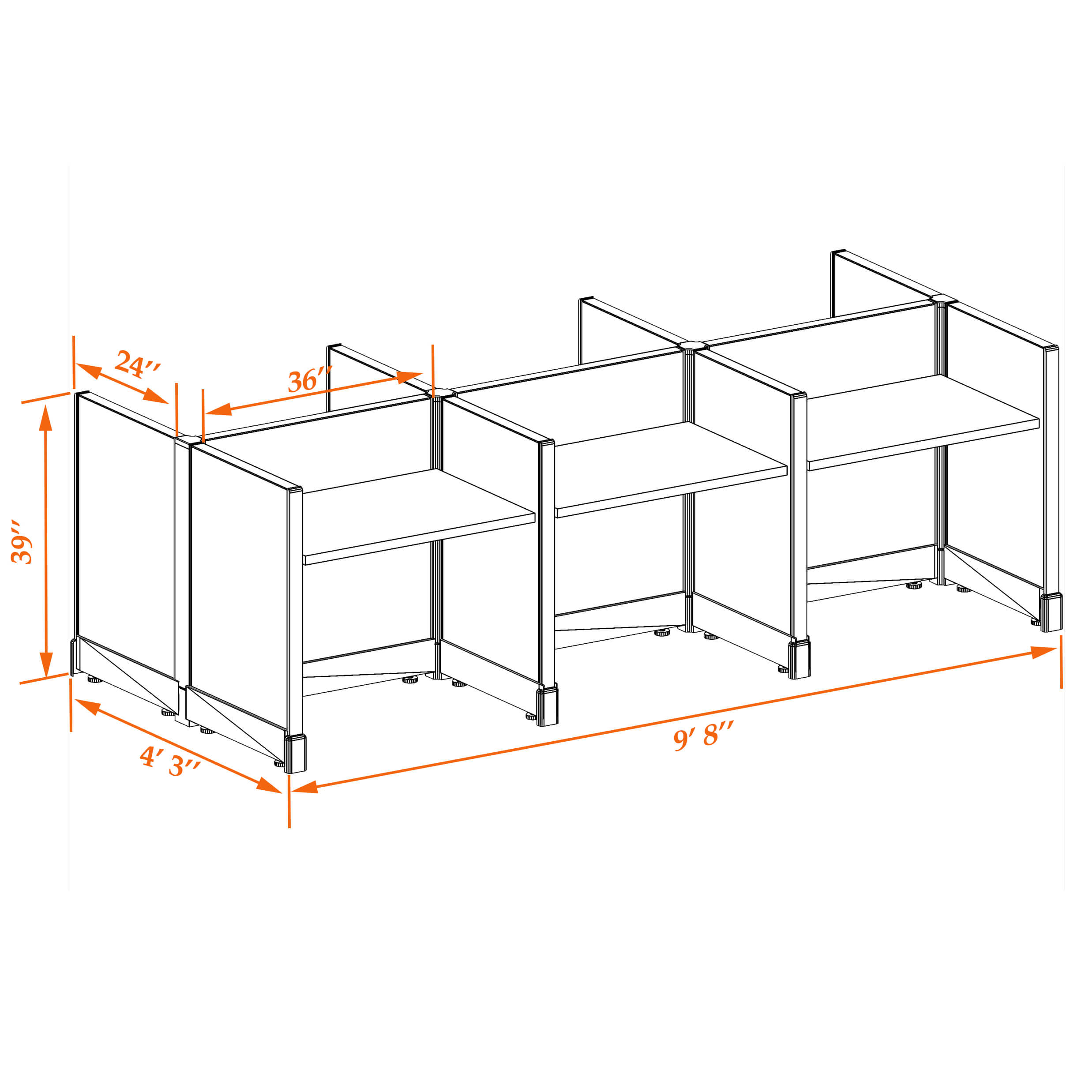 Hot desk CUB 4 39 23 WHT WH PSO 1 Hot desk CUB 4 39 23 WHT WH PSO 1