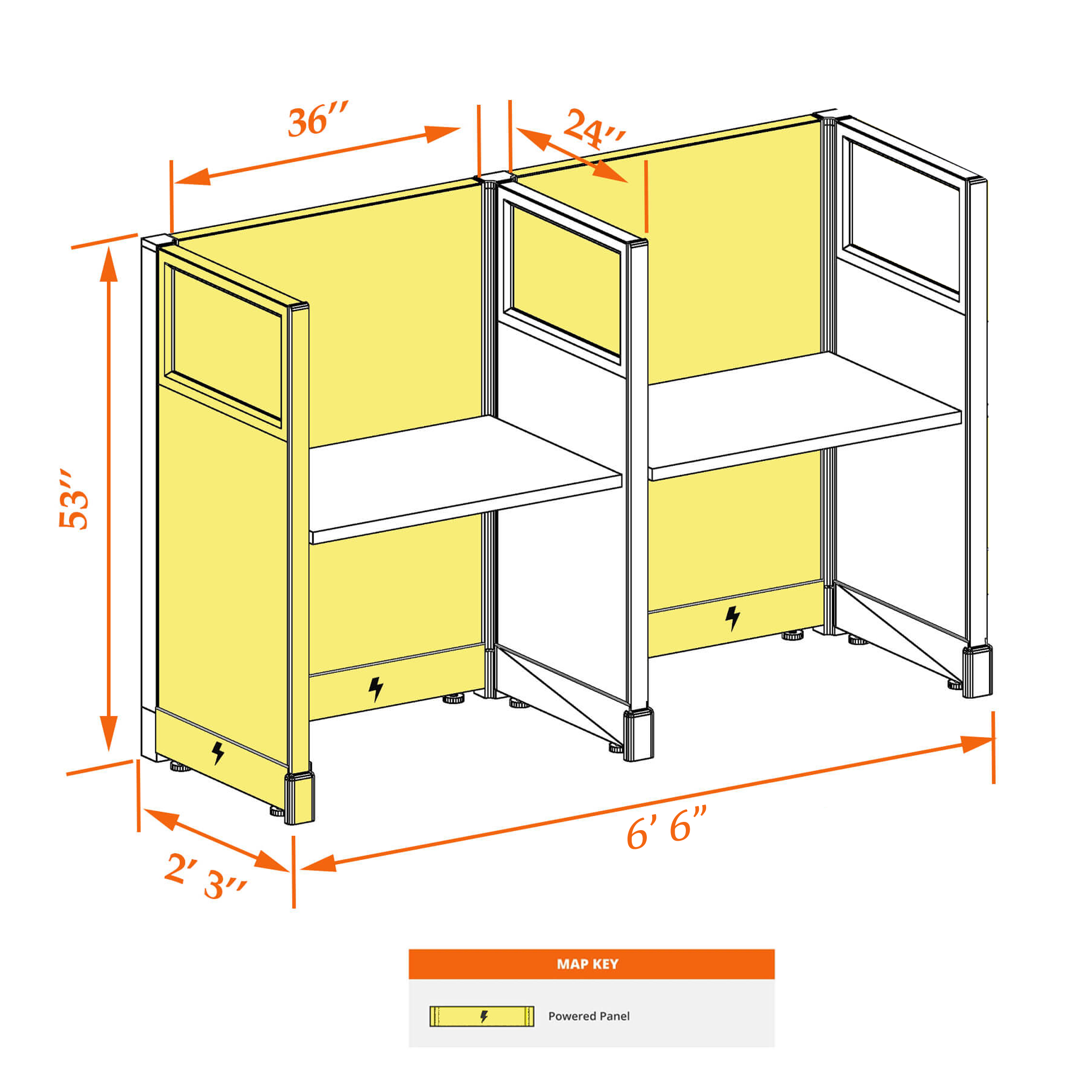 Cubicle workstations 53HGP 23 2PI 1 Cubicle workstations 53HGP 23 2PI 1