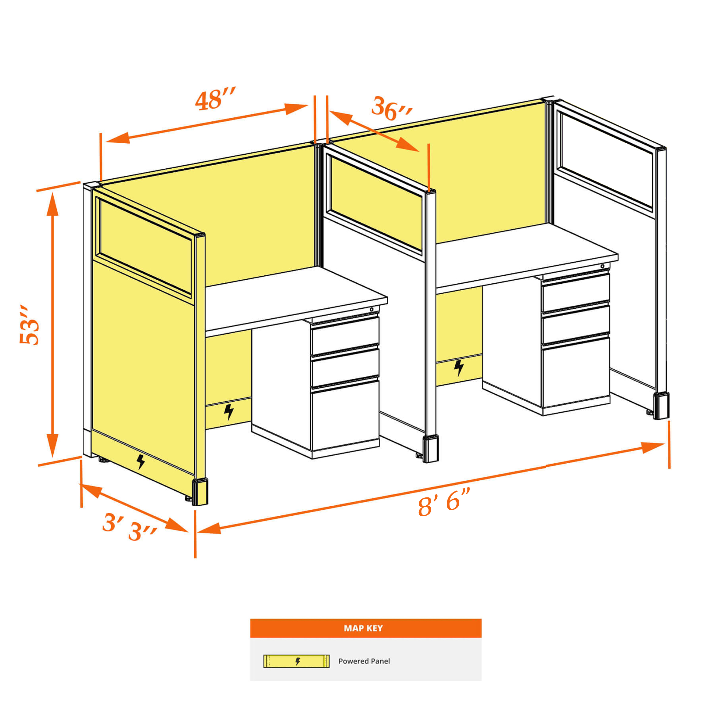 Cubicle workstations 53HGP 34 2PI 1 2 Cubicle workstations 53HGP 34 2PI 1 2