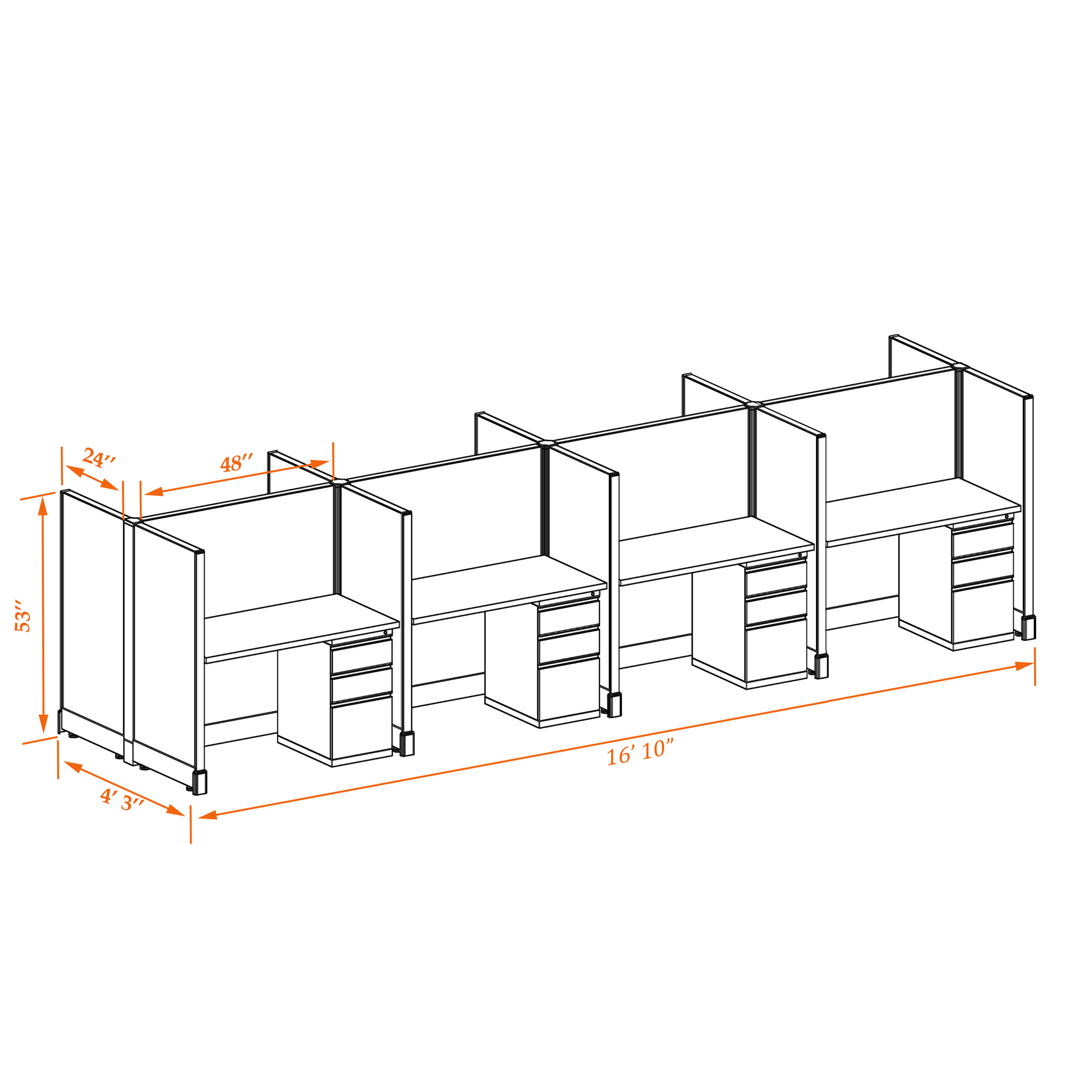 Office cubicle desk 53HU 24 8PC 1 2 Office cubicle desk 53HU 24 8PC 1 2