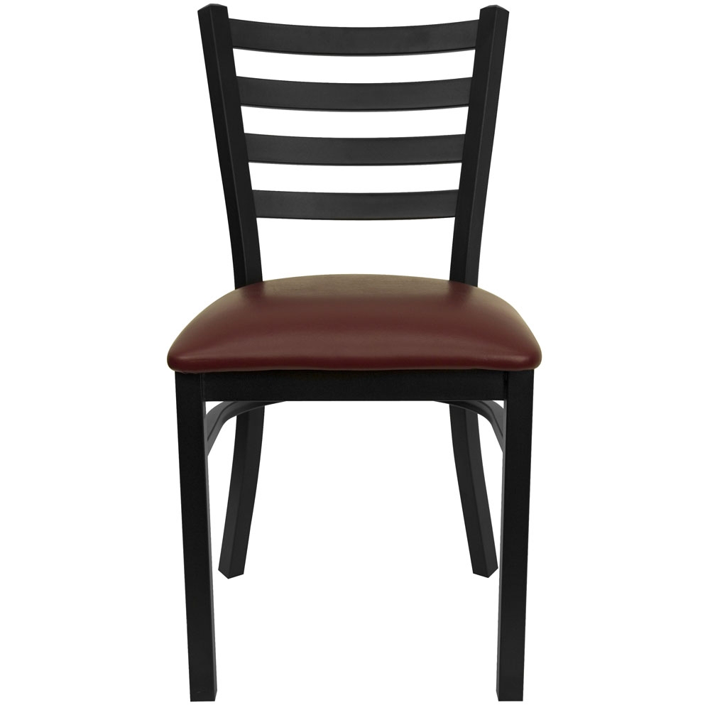 Metal dining chairs front view Metal dining chairs front view