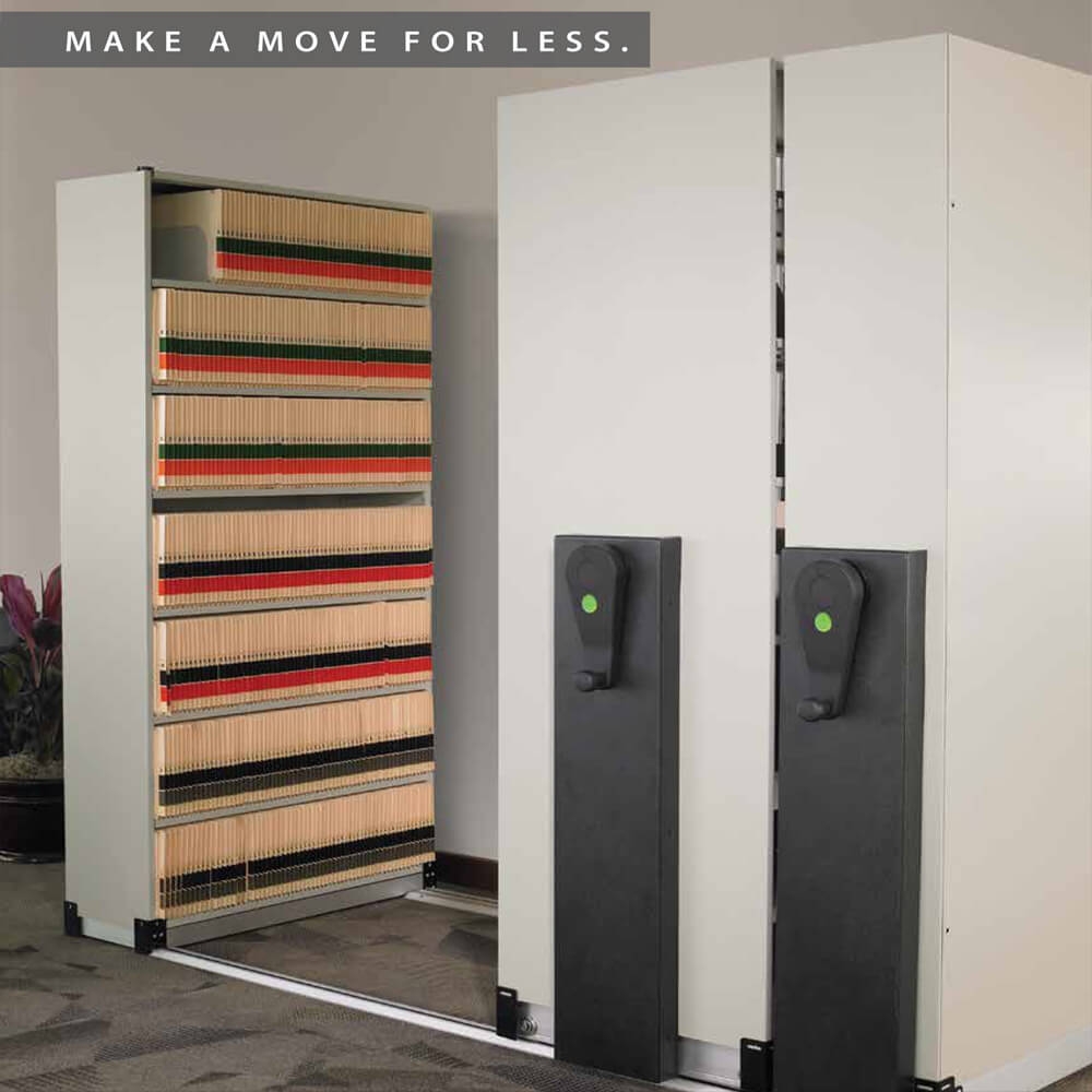 Mobile shelving units photo Mobile shelving units photo