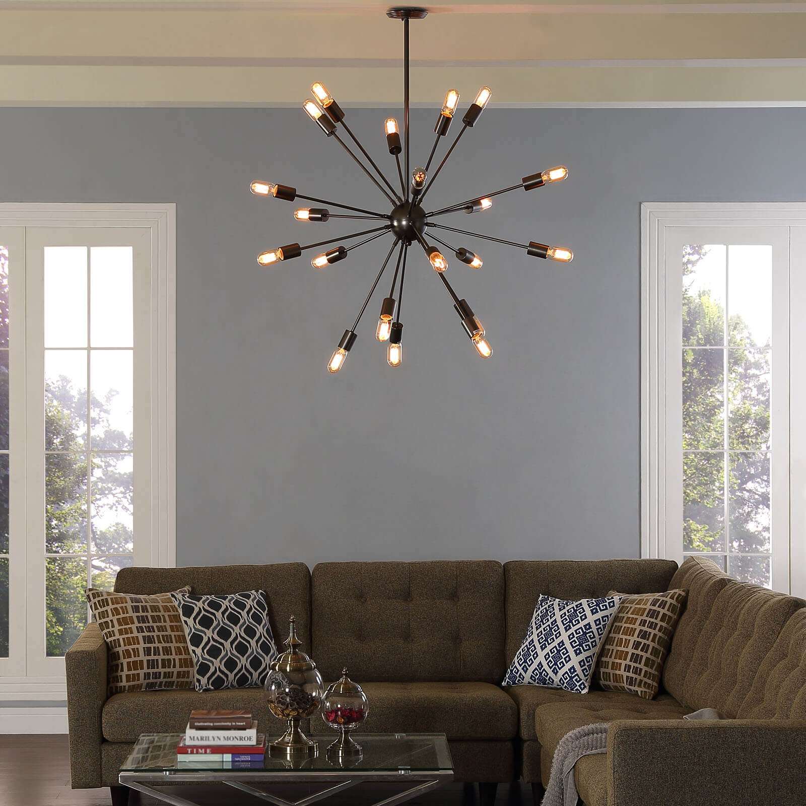 Modern ceiling lamps environmental view Modern ceiling lamps environmental view