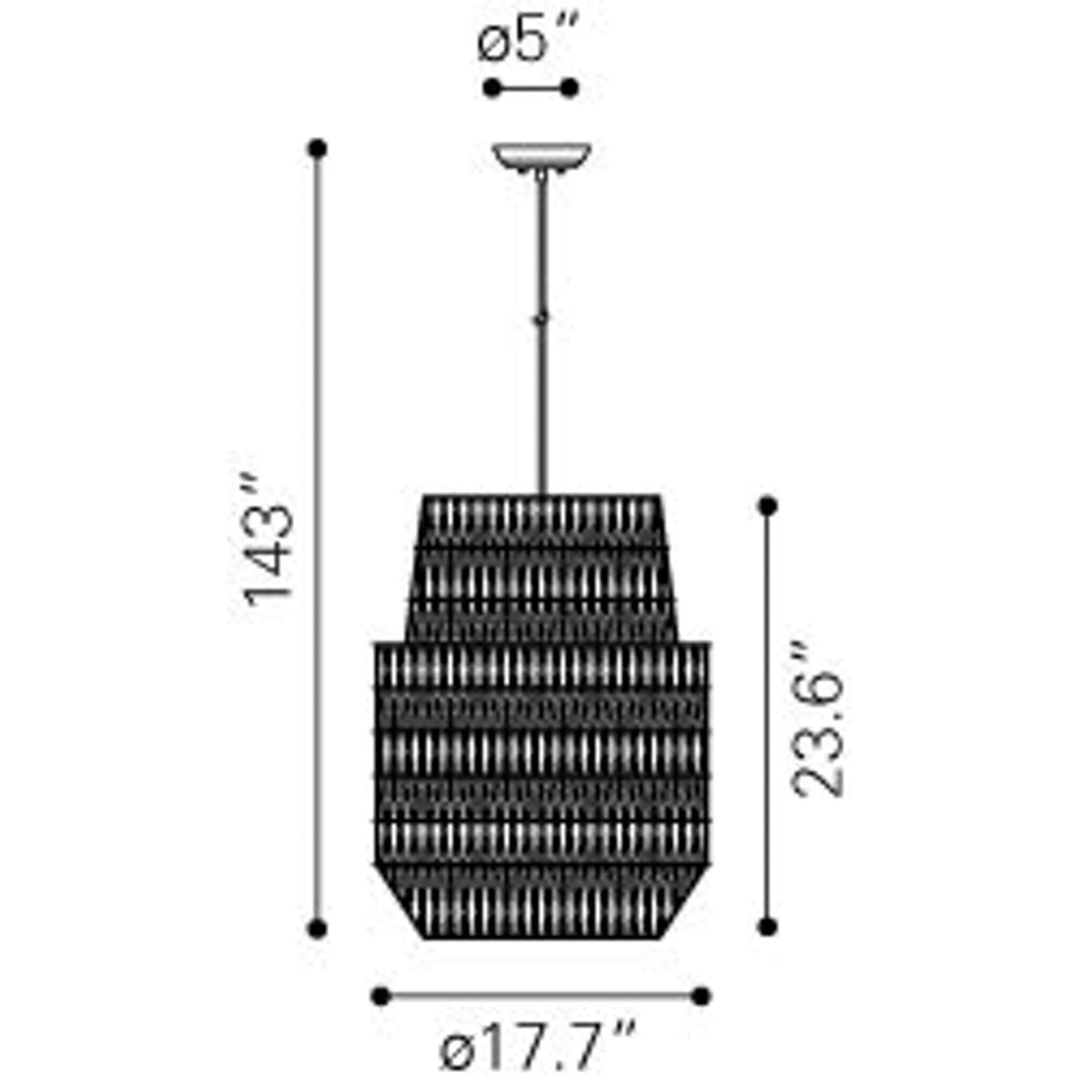 Modern hanging lights dimensions view Modern hanging lights dimensions view