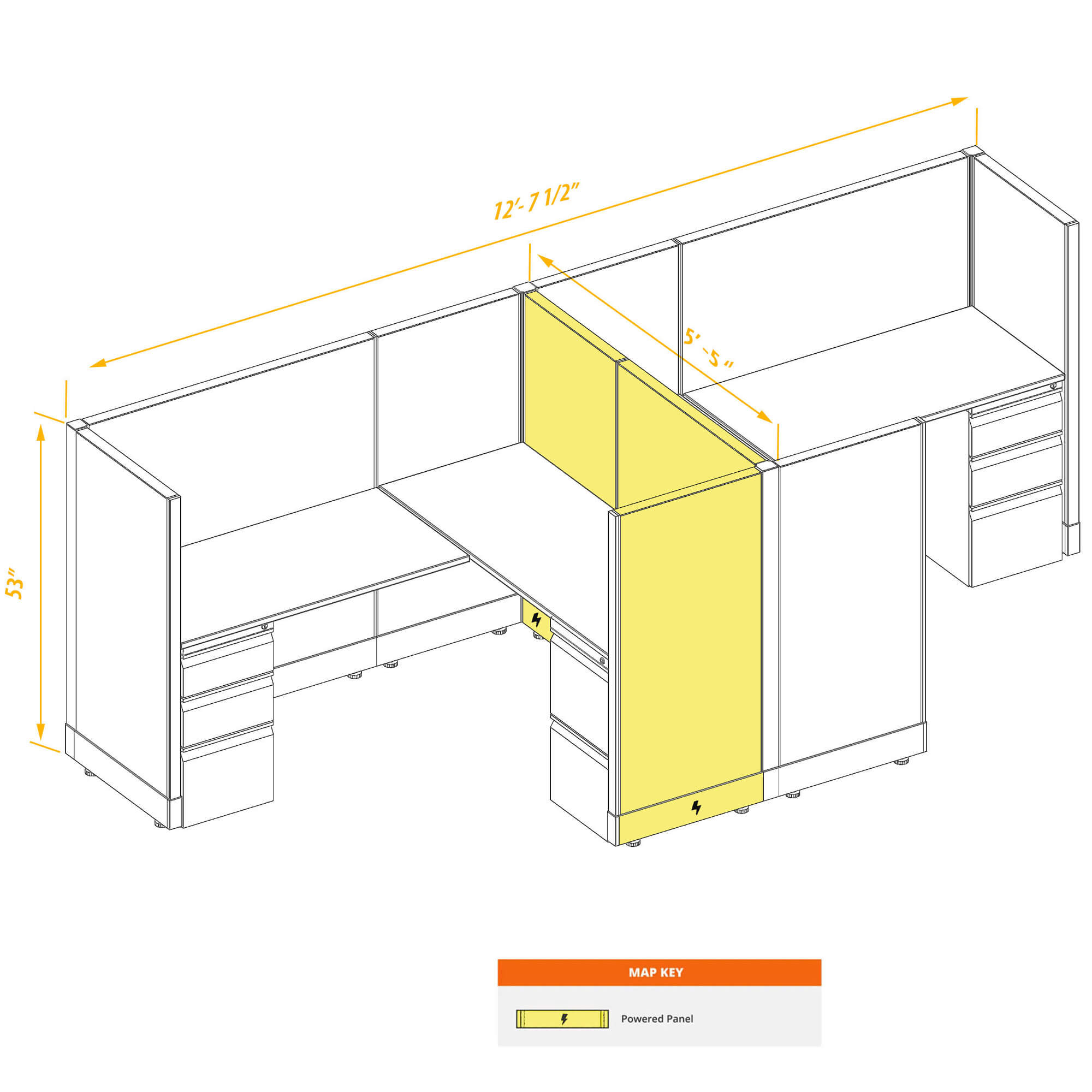 Modular furniture CUB 2a 53 P 56 PSO Modular furniture CUB 2a 53 P 56 PSO
