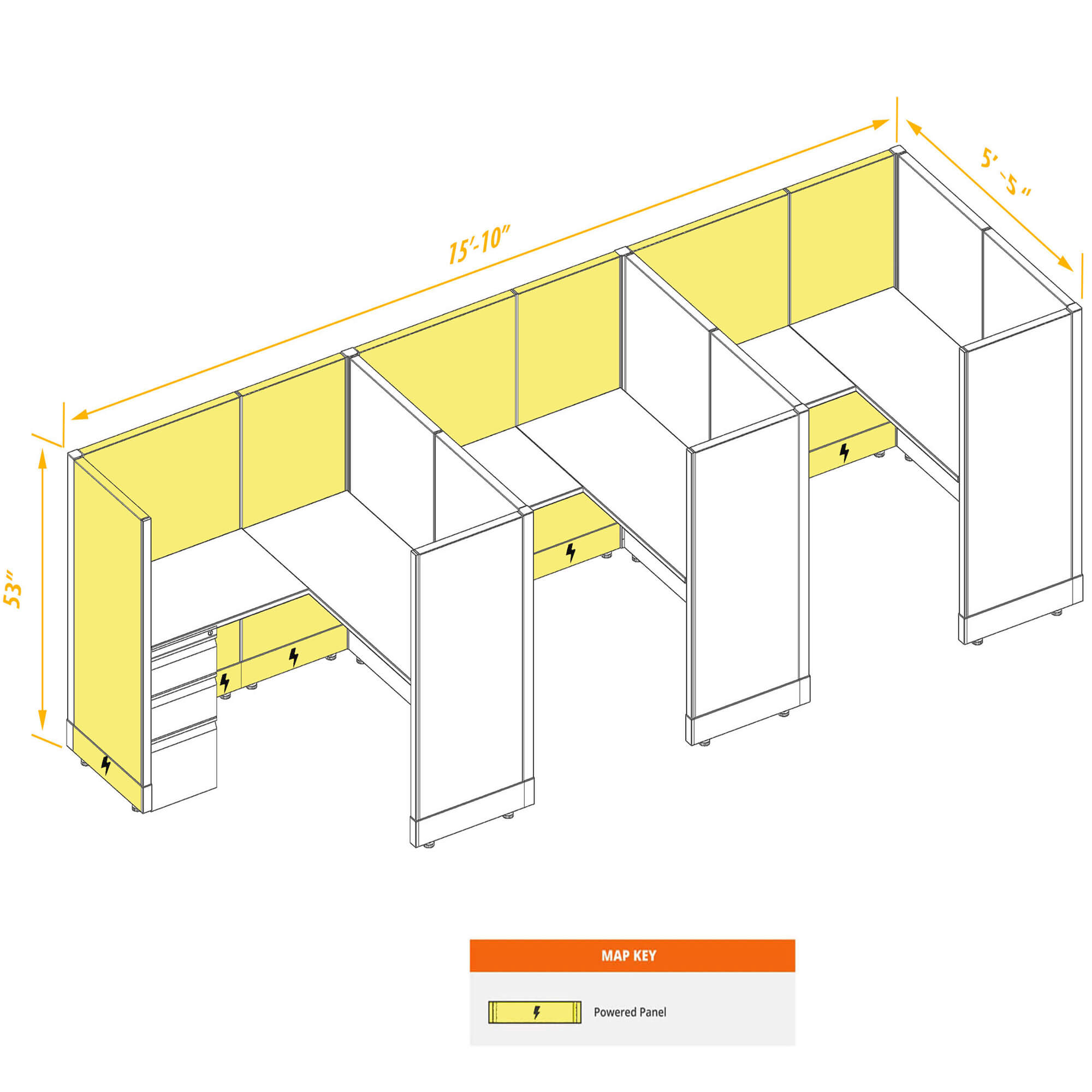 Modular furniture CUB 3 53 P 55 PSO Modular furniture CUB 3 53 P 55 PSO